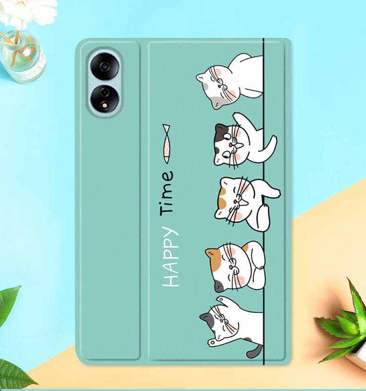 Shihan Compatible with Honor Tablet 9 Case, 12.1 Inch 2023 Model, Student Office Creative Cartoon Cute Full Protection Slim Anti-Drop Wear-Resistant Tablet Computer Protective Case with Support 9