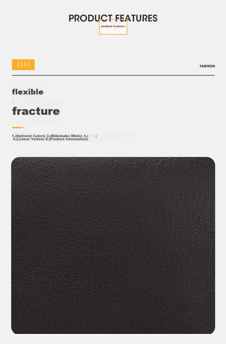 ELLE HOMME Men's Clutch, Top-Grain Leather Zipper Wallet, Large Capacity Handbag, Fashionable Men's Bag 05451 Dark Brown, Birthday Gift for Boyfriend 3