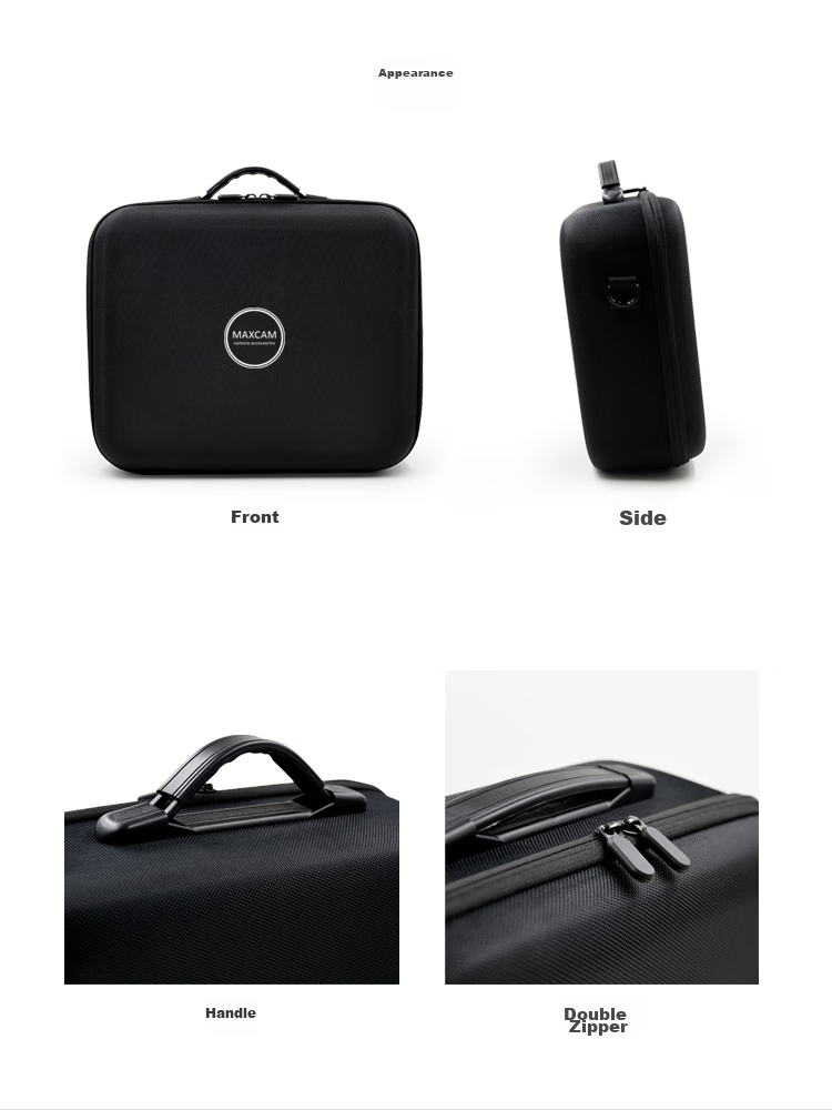 MAXCAM Suitable for DJI Mavic 2 Pro Professional Zoom Version Storage Bag, Portable Case Accessory, Hard Shell Bag, Single Shoulder Handheld, Splash-Proof And Drop-Resistant 11