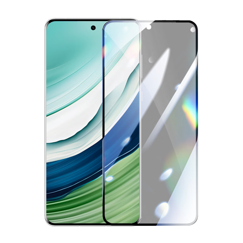 LLUNC [2-Pack] Privacy Screen Protector for Huawei Mate60, Full Coverage Tempered Glass Film, Ultra-Thin Glass Protective Film, Shatterproof, Anti-Fingerprint, Anti-Peeping Protective Film for HUAWEI Smartphone