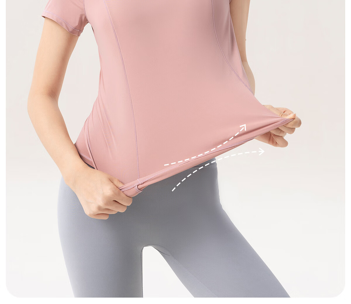 361° Women's Sports Fitness Yoga Top for Spring And Summer, Running Short-Sleeve T-Shirt, Stylish Quick-Dry Yoga Wear 6