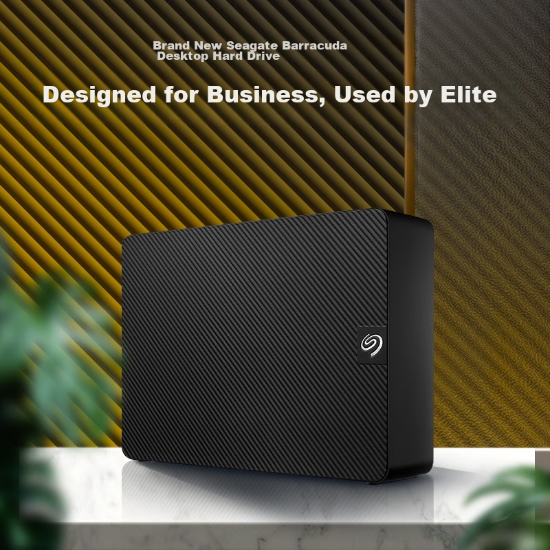 SEAGATE Desktop Portable Hard Drive, 8TB SEAGATE Ruiyi, 3.5-Inch Mechanical Hard Drive, Black, Compatible with MAC, Large Capacity External Storage, Original Data Recovery Service