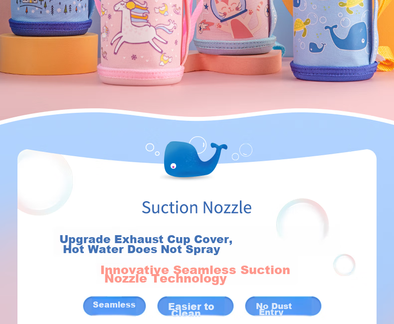 Contigo Children's Insulated Water Bottle, Stainless Steel Straw Cup, 400ml, Excavator Design, HBC-GIZ263VP+ 3