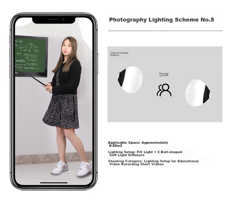 Hakutatz LG-300W Deep Softbox Kit, Live Streaming Fill Light, Professional Photography Lighting, Soft Sunlight Lamp, Continuous Light, Children's Portrait Photography, Video Portrait, Streamer Clothing Light Box Equipment 17