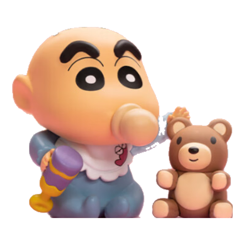 52TOYS Crayon Shin-Chan Spring Day Home Blind Box Figurine, Anime Trendy Toy Decoration, Whole Box of 8 Pieces, Mid-Autumn Festival Gift