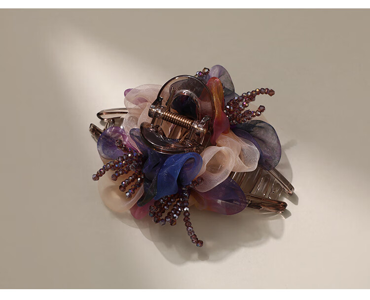 CHIMERA Handmade 3D Gradient Flower Hair Claw Elegant Hair Clip for Women Birthday Gift 10