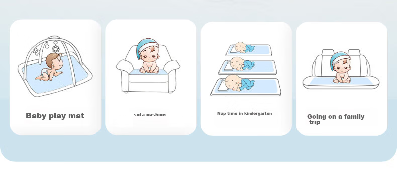 Betis Baby Breathable Ice Silk Cooling Mat Toddler Kindergarten Nap Bed Mat Forest Adventure 100*56cm 25