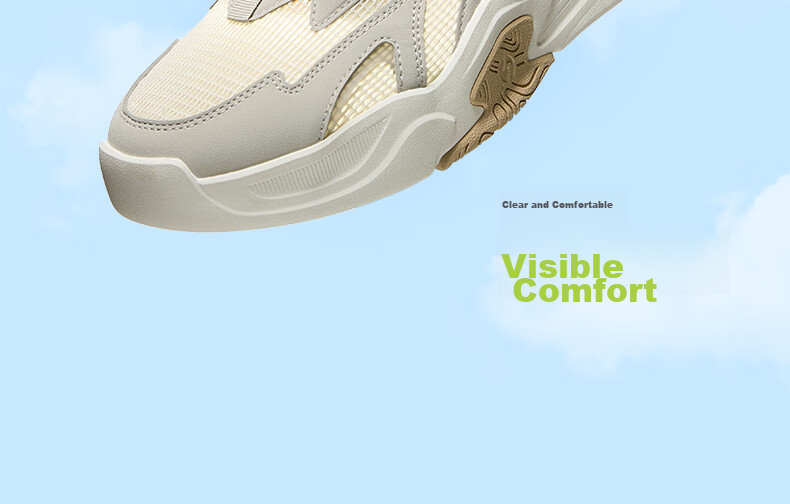 361° Men's Sports Shoes Jin Cheng SE Spring Summer Mesh Breathable Thick Sole Height Increasing Casual Sneakers 672626614-2 10