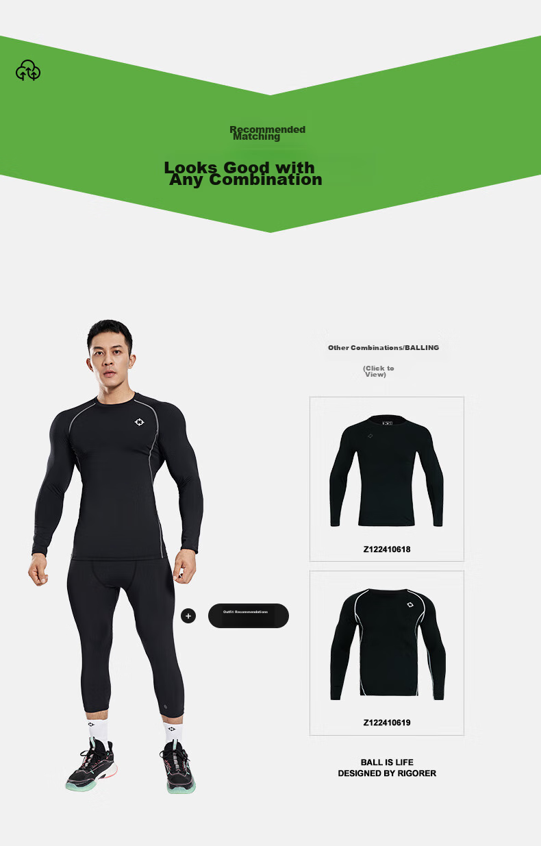 RIGORER Men's Compression Shorts for Sports Training, Seven-Point Compression Pants, Sweat-Wicking Breathable Quick-Dry Elastic Running Basketball Fitness Shorts for Me 7