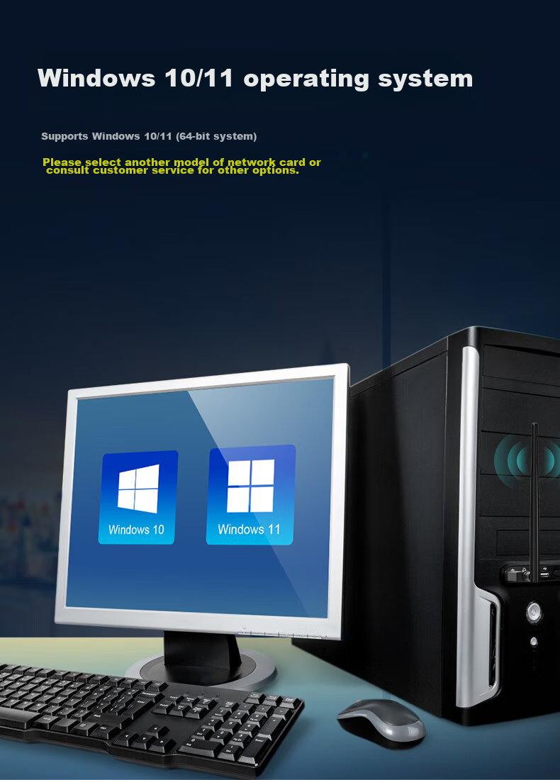 EDUP AX900 WiFi 6 Driverless USB Dual-Band 5G Bluetooth 5.3 Wireless Network Adapter for Desktop Computers, Supports Win10/11 EP-AX900S 9