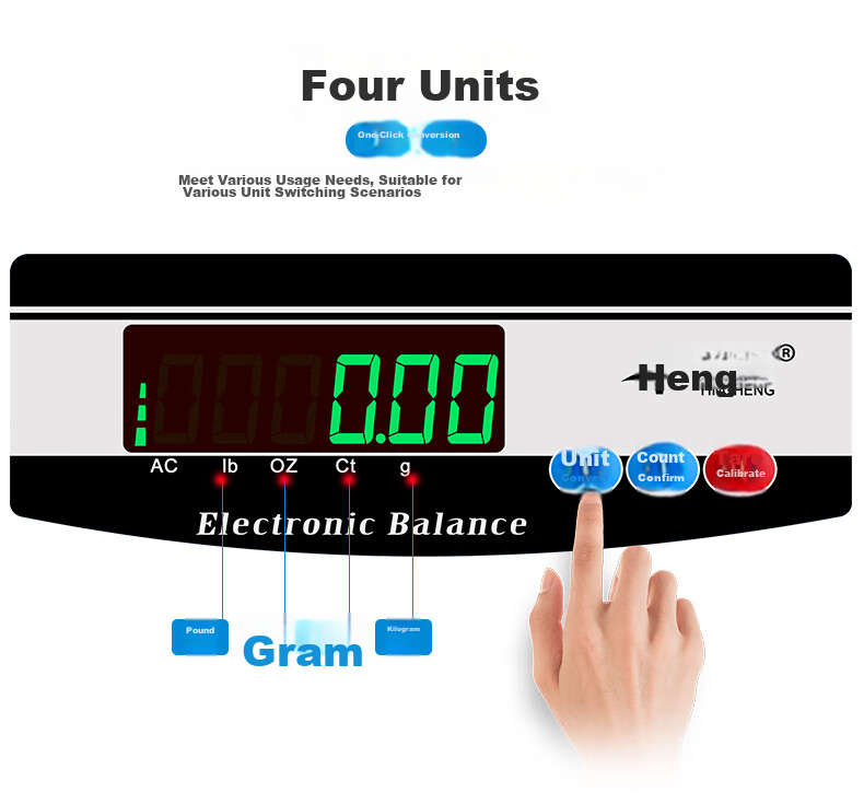 Yingheng High-Precision Electronic Balance Scale, Accurate Electronic Gram Scale, Laboratory Small Platform Scale, Jewelry Electronic Scale, 200g to 0.001g 12