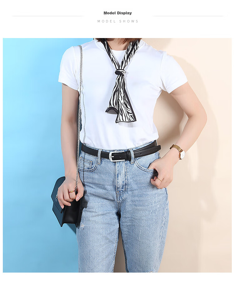 TUCANO Leather Women's Belt, Decorative And Practical Waistband, Korean-Style Simple And Unique Pin Buckle, Embossed Pattern, Birthday And 520 Gift 10