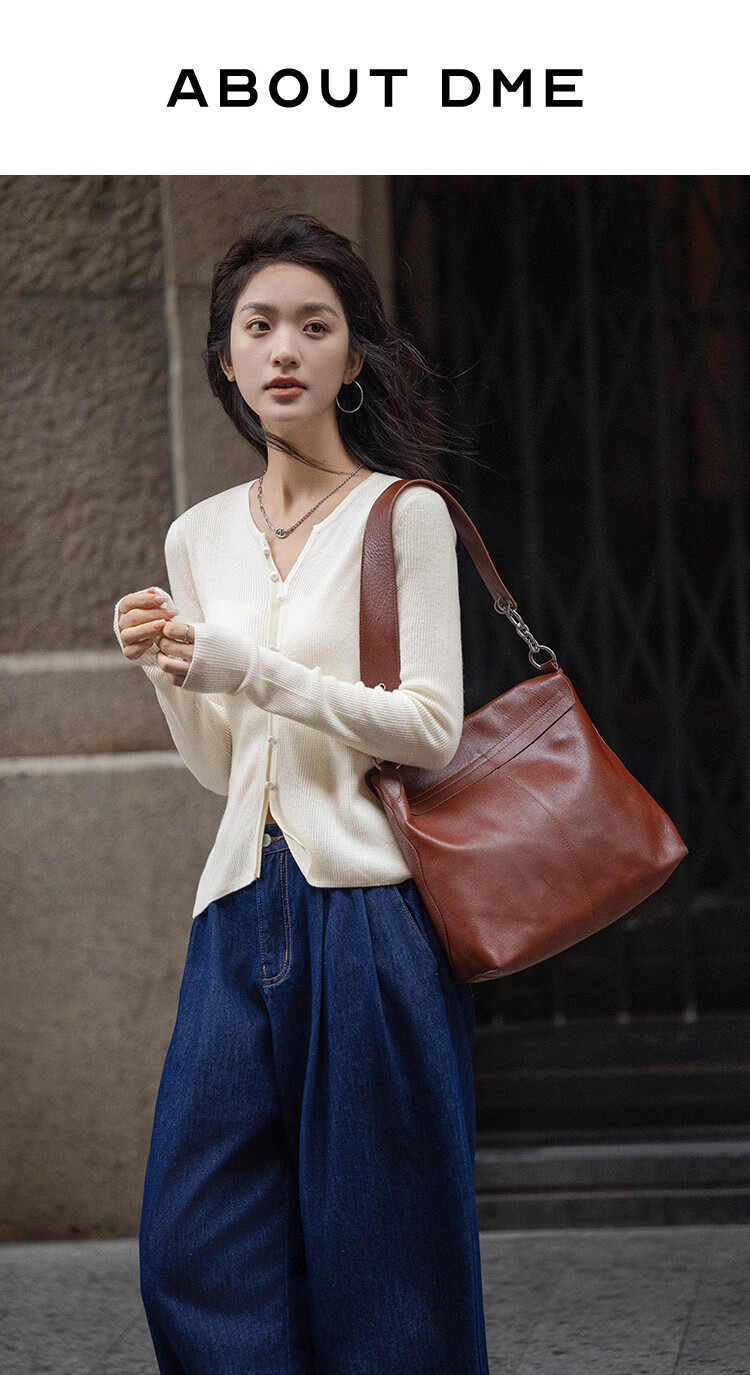 Dme [Elegant V-Neck Knit Sweater] Spring And Autumn Lightweight Mature Sister Layered Inner Wear Slimming Elegant Knit Sweater for Wome 1