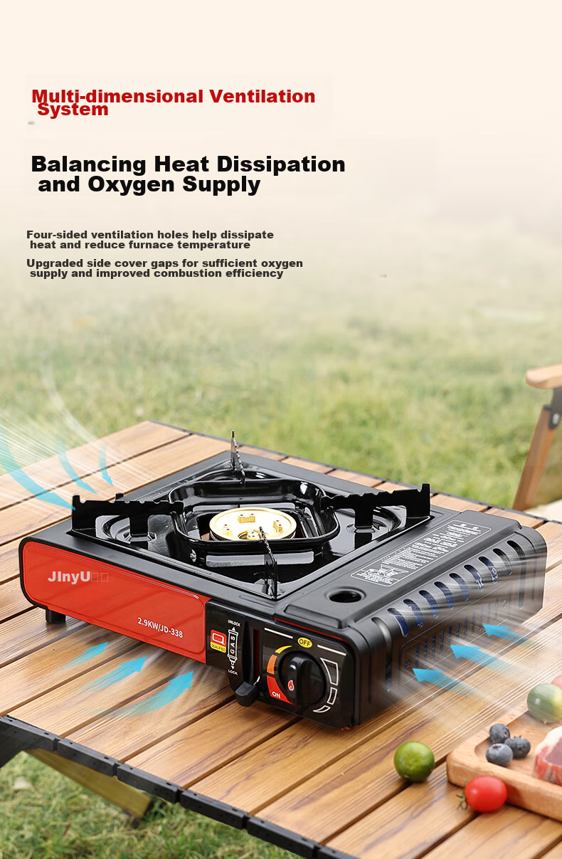 Jinyu Outdoor Camping Stove, Explosion-Proof Camping Cookware, Cassette Stove, Gas Stove for Home Use, Outdoor Magnetic Stove for Home 11