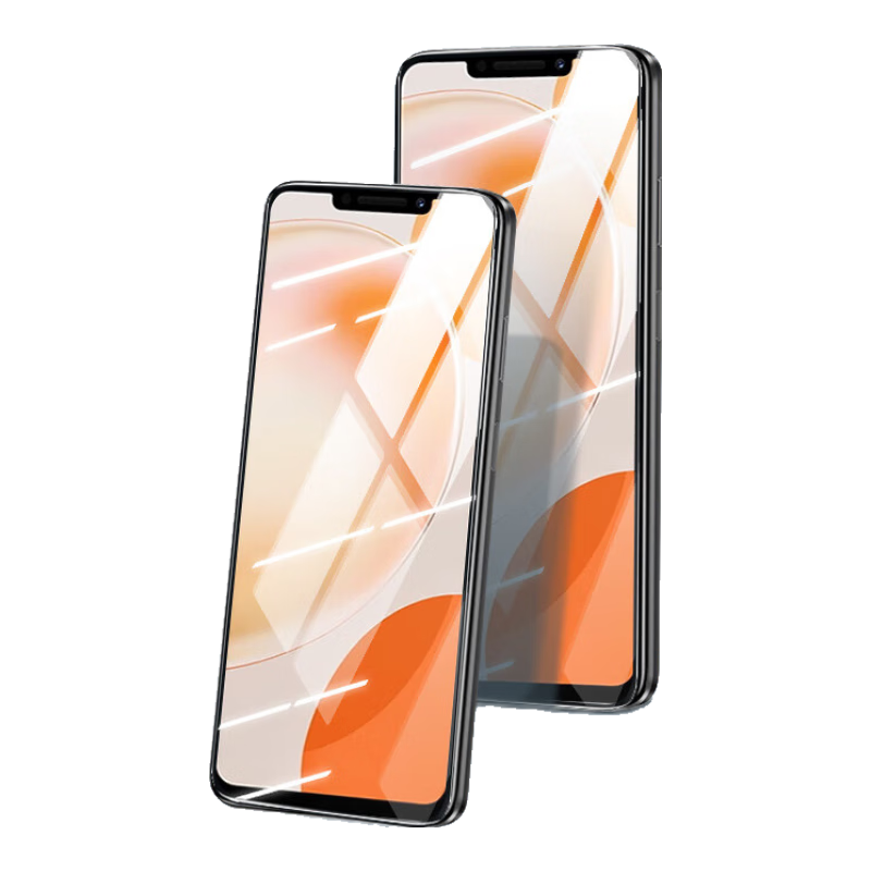 LANGLING [2 Pieces] Tempered Glass Screen Protector for Huawei Enjoy 60X, Full Coverage Protective Film, HD Clear Glass, Shatterproof, Scratch-Resistant, Fingerprint-Resistant Front Film