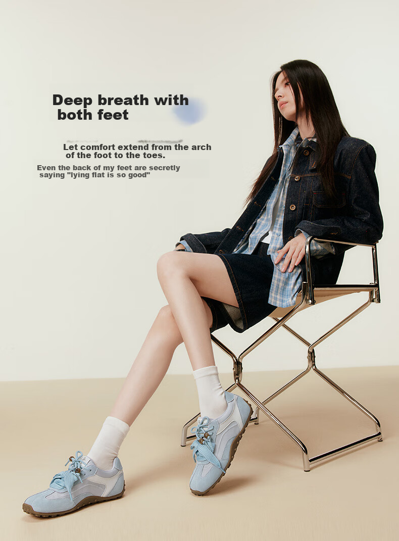 BASTO [Mint Gummy] Versatile Red Dexun Shoes for Women, Sports Casual Sneakers, Suitable for 26 Mall Stores 8