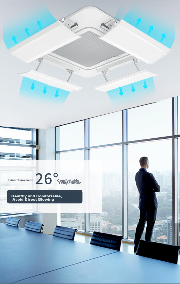 Yeebarle Central Air Conditioning Wind Deflector, Full Protection against Direct Blowing for Ceiling-Mounted Baby And Office Use, 60cm Ceiling-Mounted Exquisite 5502 6