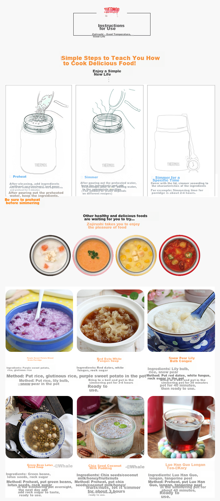 THERMOS , THERMOS Vacuum Insulated Food Jar, 316 Stainless Steel, 520ml Capacity, Thermal Lunch Box, TCLD-520S RD 2