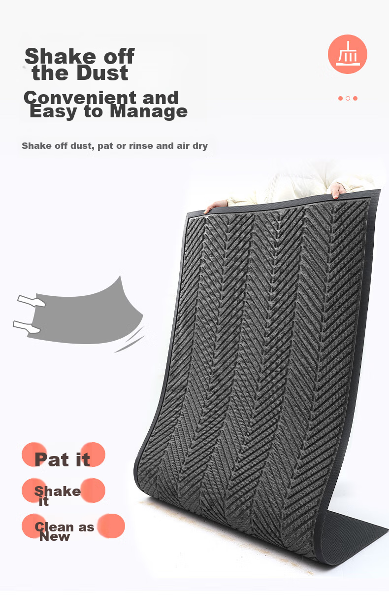 Dajiang Entrance Door Mat, Rubber Doormat, Indoor Carpet, Commercial High-End Floor Mat, Entrance Mat, 120x180cm 9