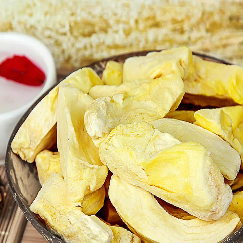泰奥琪 Thai Ao Chi 金枕头榴莲干100g 泰国进口冻干纯水果干无添加零食