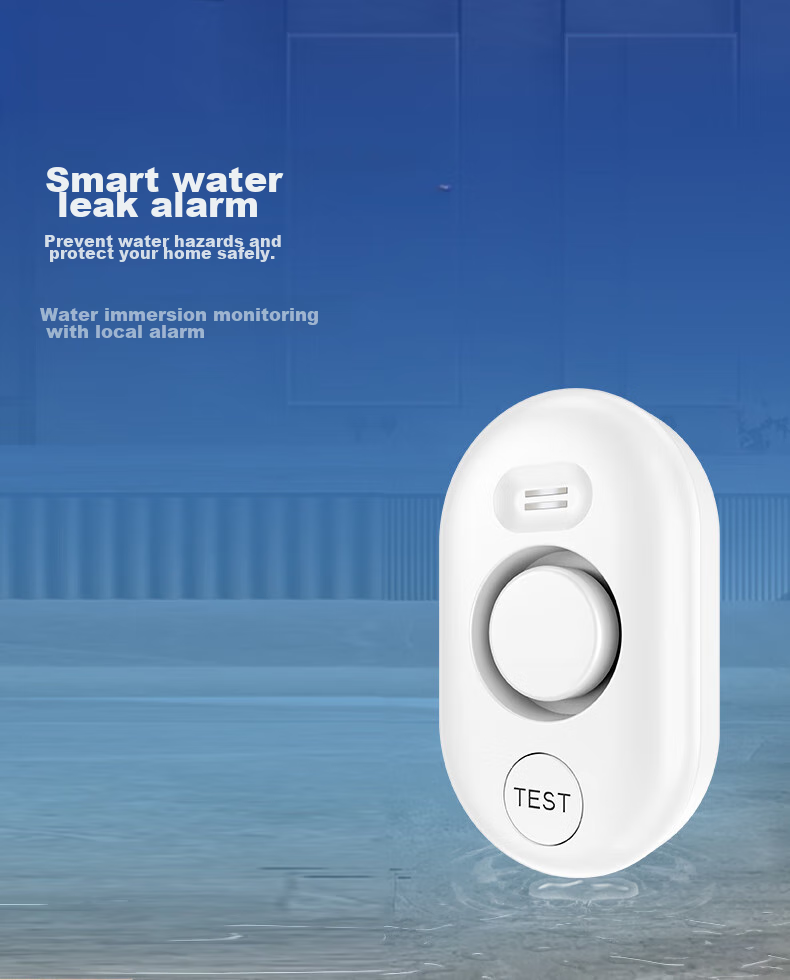 LFang WD61-433 Water Leak Sensor, Household Water Level And Leak Detection, On-Site Alarm, Battery-Powered 1
