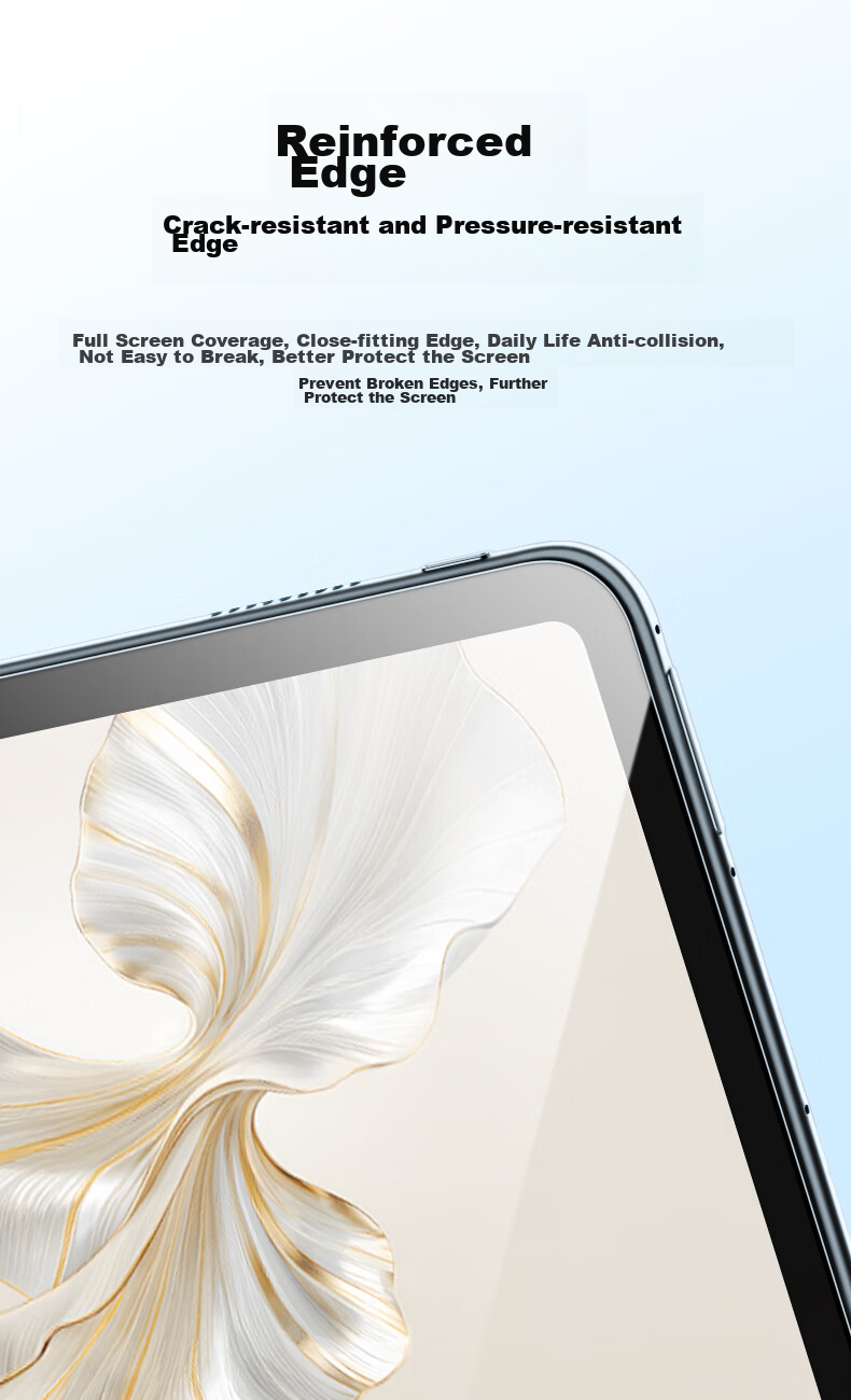 CangHua Tempered Glass Screen Protector for Honor Tablet 9, 12.1-Inch, Compatible with 2023 Honor Tablet 9 Soft Light Edition And Standard Version, Full Screen Protection Film for Computer, High Definition Protective Film 8