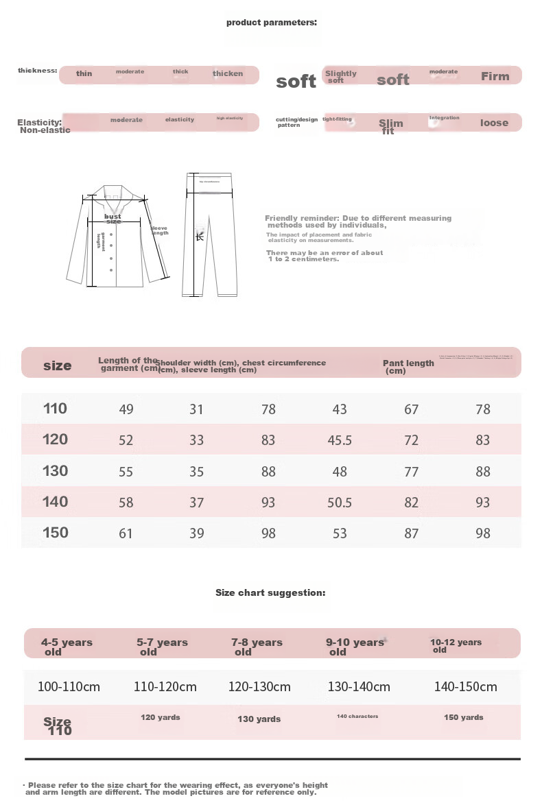 Fenteng Children's Pajamas for Girls, Warm Baby Fleece Three-Layer Quilted Thick Girls' Loungewear Q9984750924 5