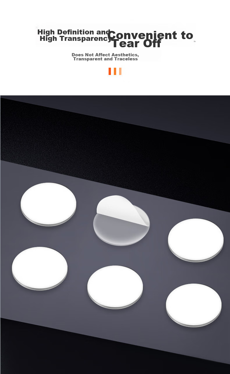 Befon Nano Dotted Adhesive, Invisible Glue 3284 Round Dot Double-Sided Tape for Blind Boxes, Figurines, Strong Stickers, Easy-Tear Couplets, Wedding Room Balloons, Diameter 1cm, 320 Pieces 4