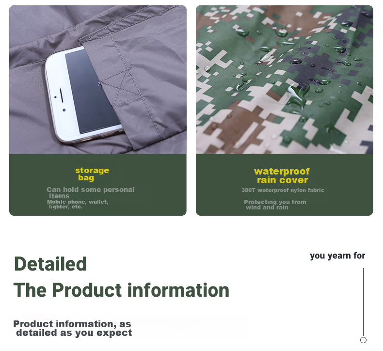 BeiJiLang Thickened and Widened Autumn Winter Outdoor Warm Sleeping Bag Tent Camping Office Nap Cold Resistant Sleeping Bag Quilt 10