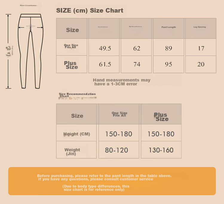LangSha 100% Wool Cotton Pants for Women, Winter Fleece-Lined Thick High-Waist Plus-Size Leggings, Northeastern Style Warm Base Layer Pants 13