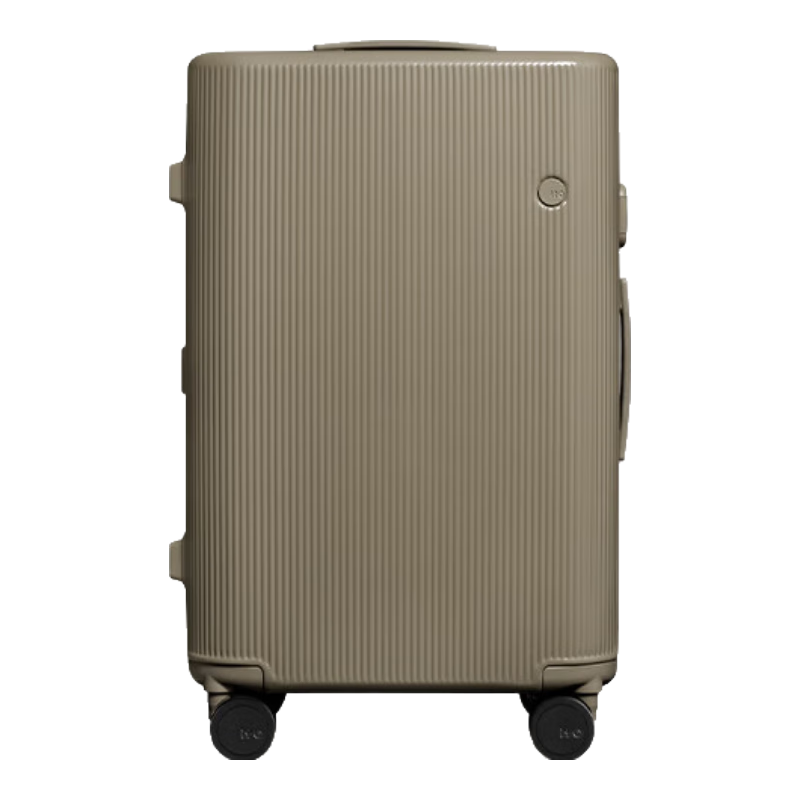 ITO PISTACHIO 2 STRIPED, Plain Gray, 20-Inch Carry-On Luggage, Suitcase, Trolley Case, Travel Case