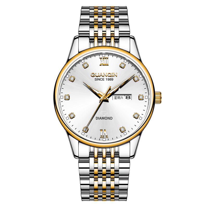GUANQIN High School Entrance Exam-Specific Men's Watch for Middle And High School Students, Silent Exam Room Watch, Youth And Adult Gift