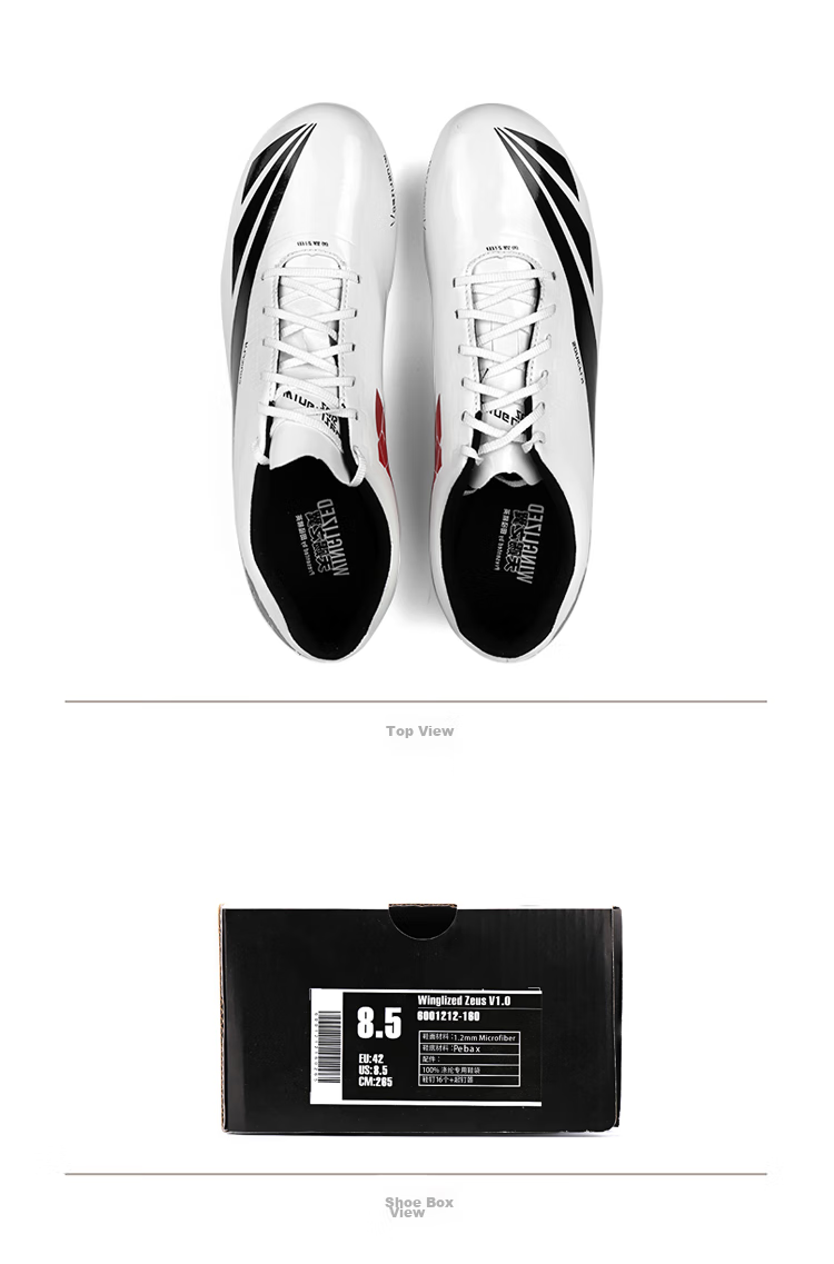Tianjingjingying Tiancai Zhiyi: Zeus Track And Field Professional Sprint Spikes, Magic White, Size 42.5 2
