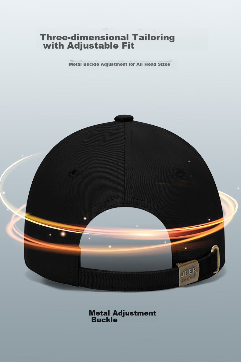 JEEP Unisex Baseball Cap, All-Season Trendy Versatile Visor Hat, Sun Protection Cap A0767 8