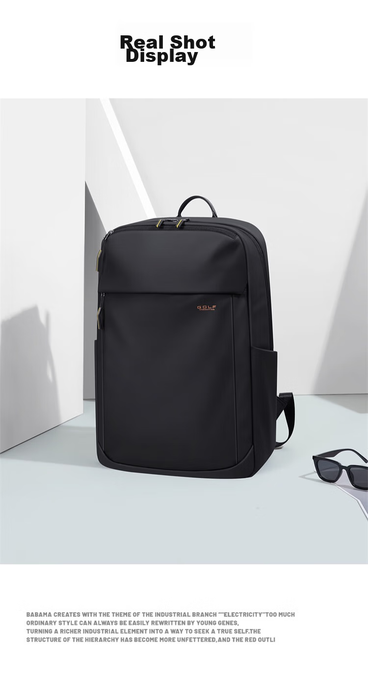 GOLF Backpack for Men, Large Capacity Laptop Backpack, Water-Resistant Business Travel Backpack for Students And Professionals 18