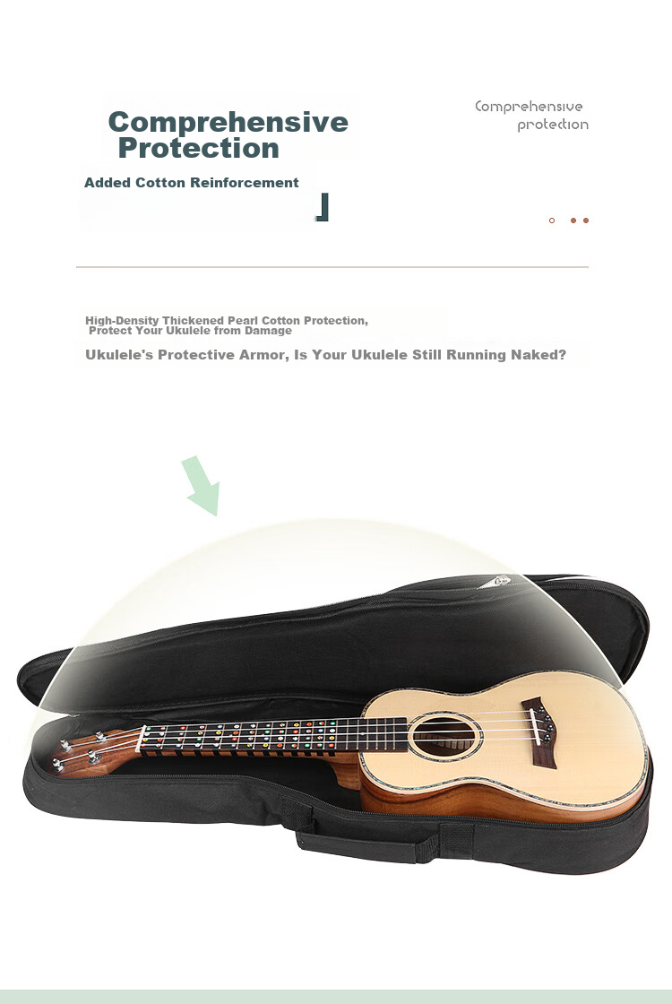 Maneryuepu Guitar Case 40 Inch 41 Inch Acoustic Guitar Bag, Wooden Guitar Thickened Waterproof Shockproof Guitar Case Guitar Backpack 6