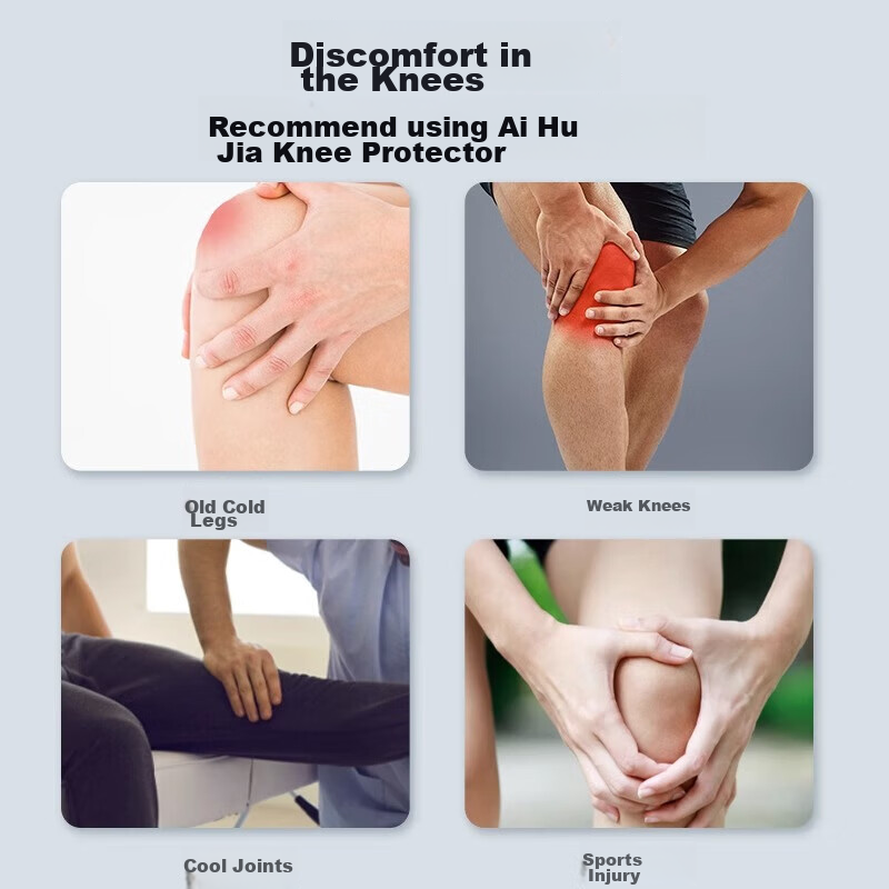 AiHuJia Self-Heating Cold-Proof Warm Knee Brace for Cold Legs, Sports Cycling Knee Support Bandage