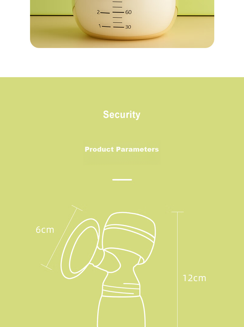 Missbaby Electric Breast Pump, Portable All-In Breast Pump, Milk Collector, High Suction Power, Fully Automatic Milk Extraction Machine 15