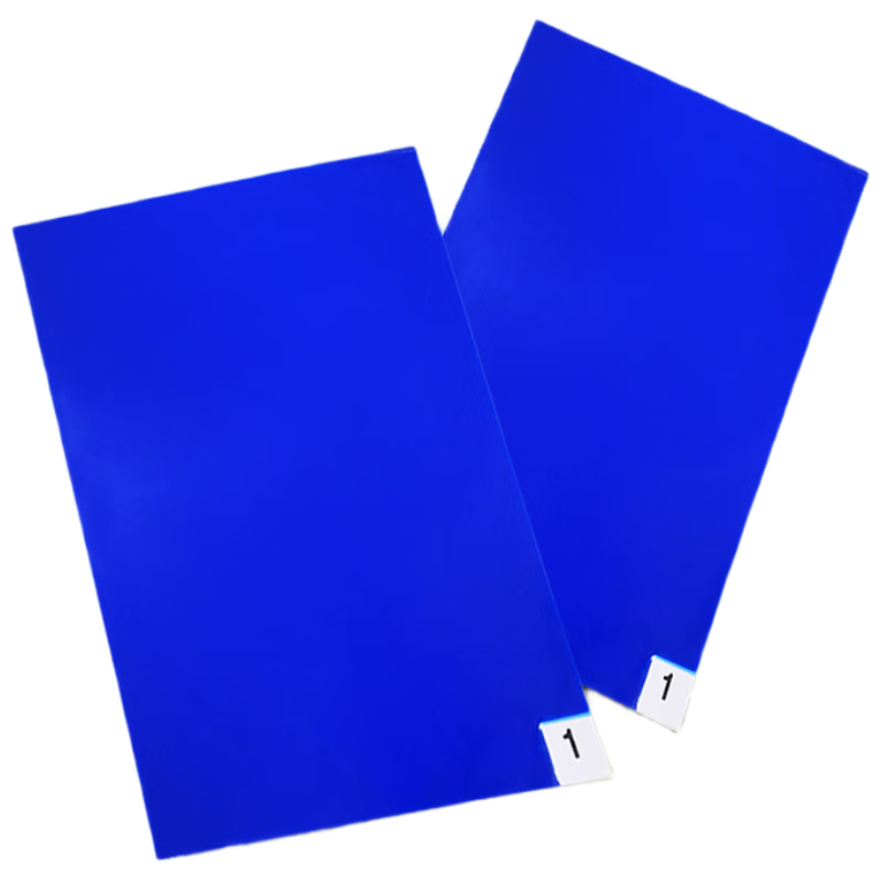 MYESDE Adhesive Dust Removal Mat Tearable Cleanroom Workshop Dust Sticky Floor Mat Industrial Dust Removal Door Entrance Sticker 60*90cm 30 Sheets/Pad * 10 Pads/Box
