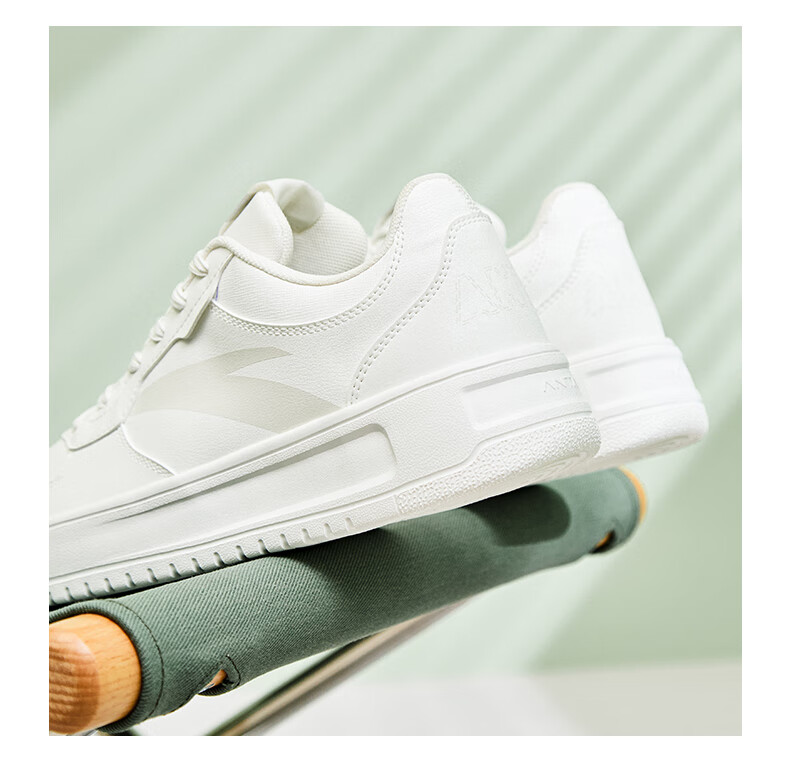 Anta Lightweight Casual White Shoes | Men's Summer White Sneakers Lightweight Versatile Student Sports Shoes 6