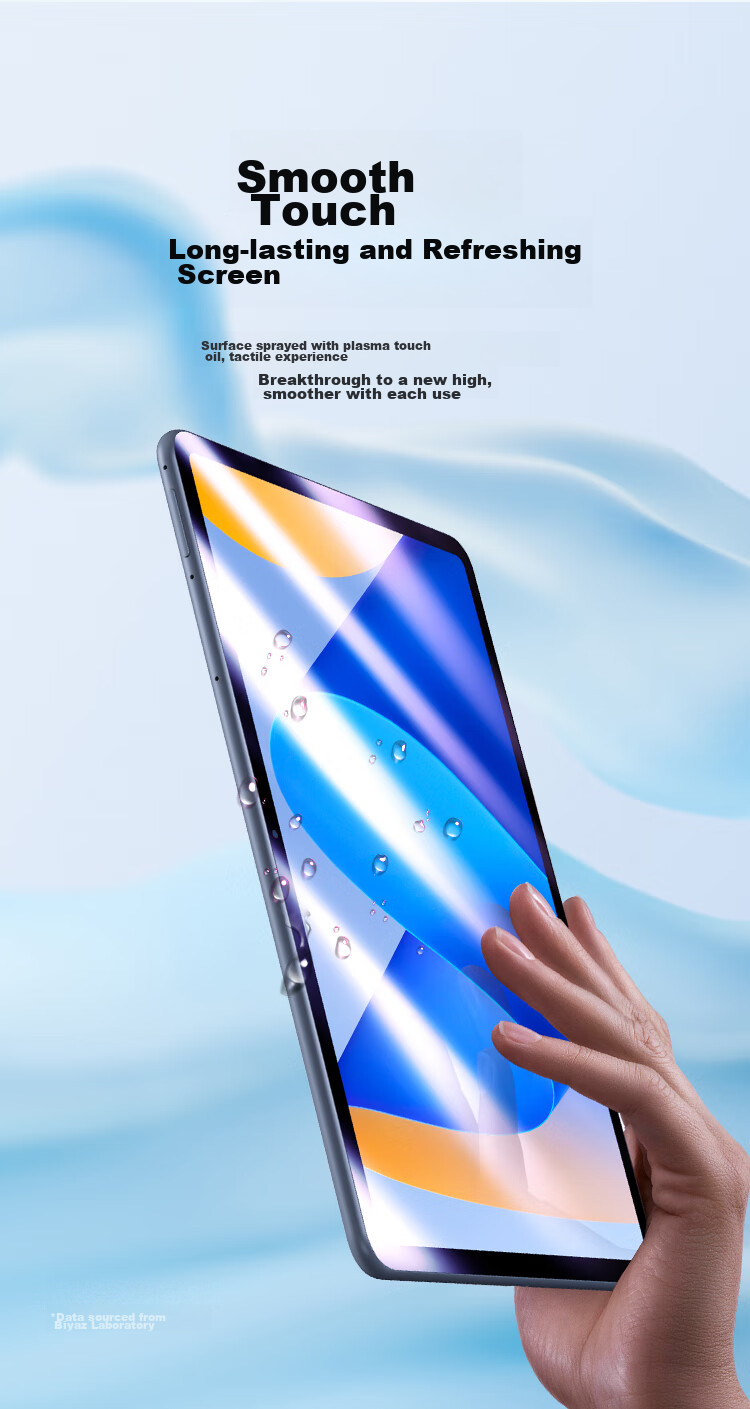 BIAZE Tempered Glass Screen Protector for Huawei MatePad 11 2023 Model Tablet, 11-Inch Blue Light Film, Wear-Resistant, Scratch-Resistant, Full Screen Coverage, Protective Film PM161-Blue Light 8