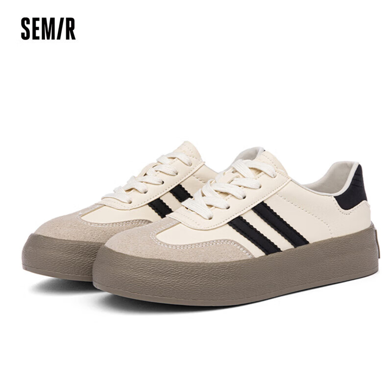 Semir Dexun Shoes, 2026 New Casual Shoes, Fashionable Classic Sneakers for Women, SFYM233655, White, Size 39