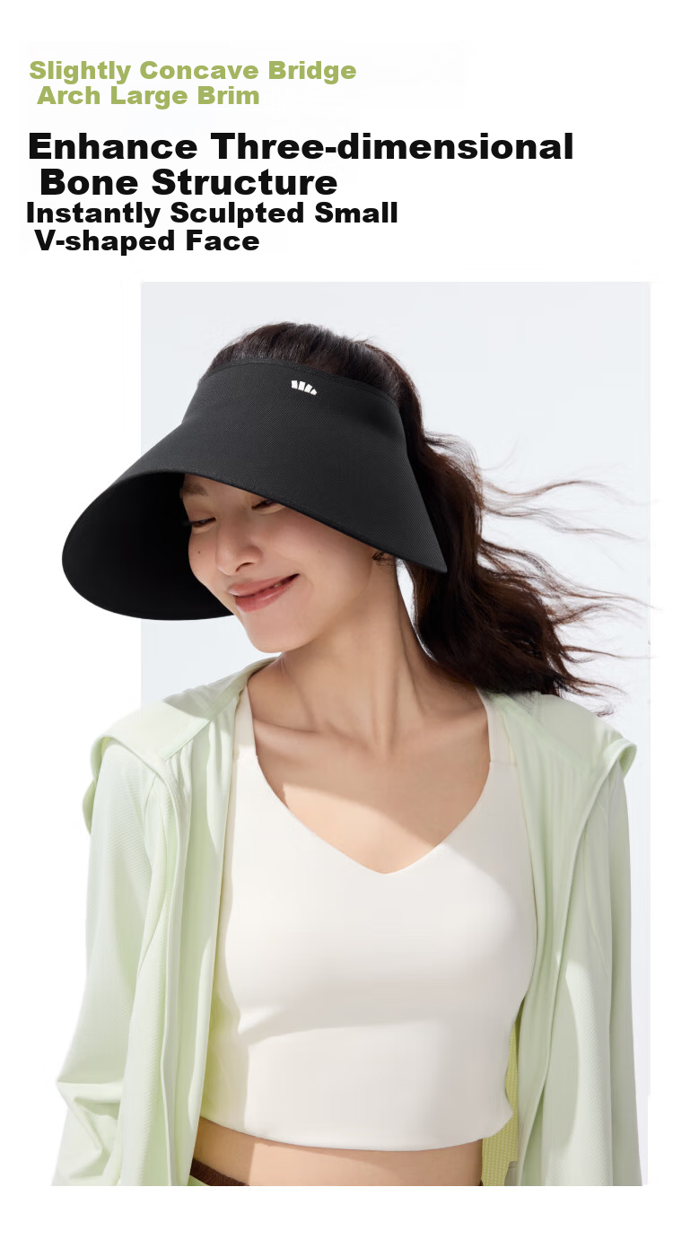 Beneunder Egg Roll Lampshade Sun Hat Women's Sunshade Hat Large Brim Open Top Hat Men's Extended Side Brim Full Face Sun Protection Purple 13