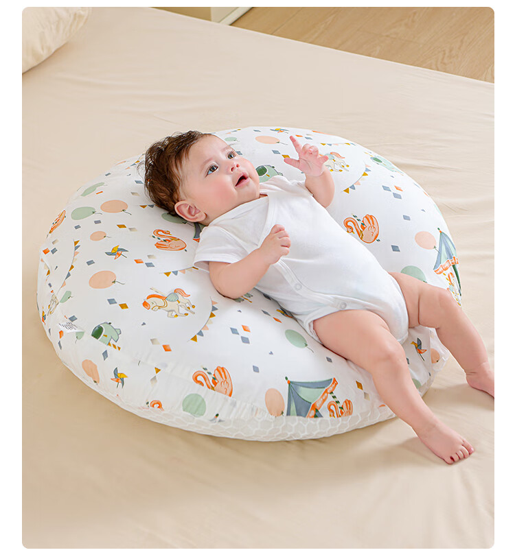 JOYNCLEON Nursing Pillow Baby Anti-Spit-Up Inclined Cushion Anti-Choke Milk Feeding Pillow for Newborns 0-1 Year Jzt72072 13