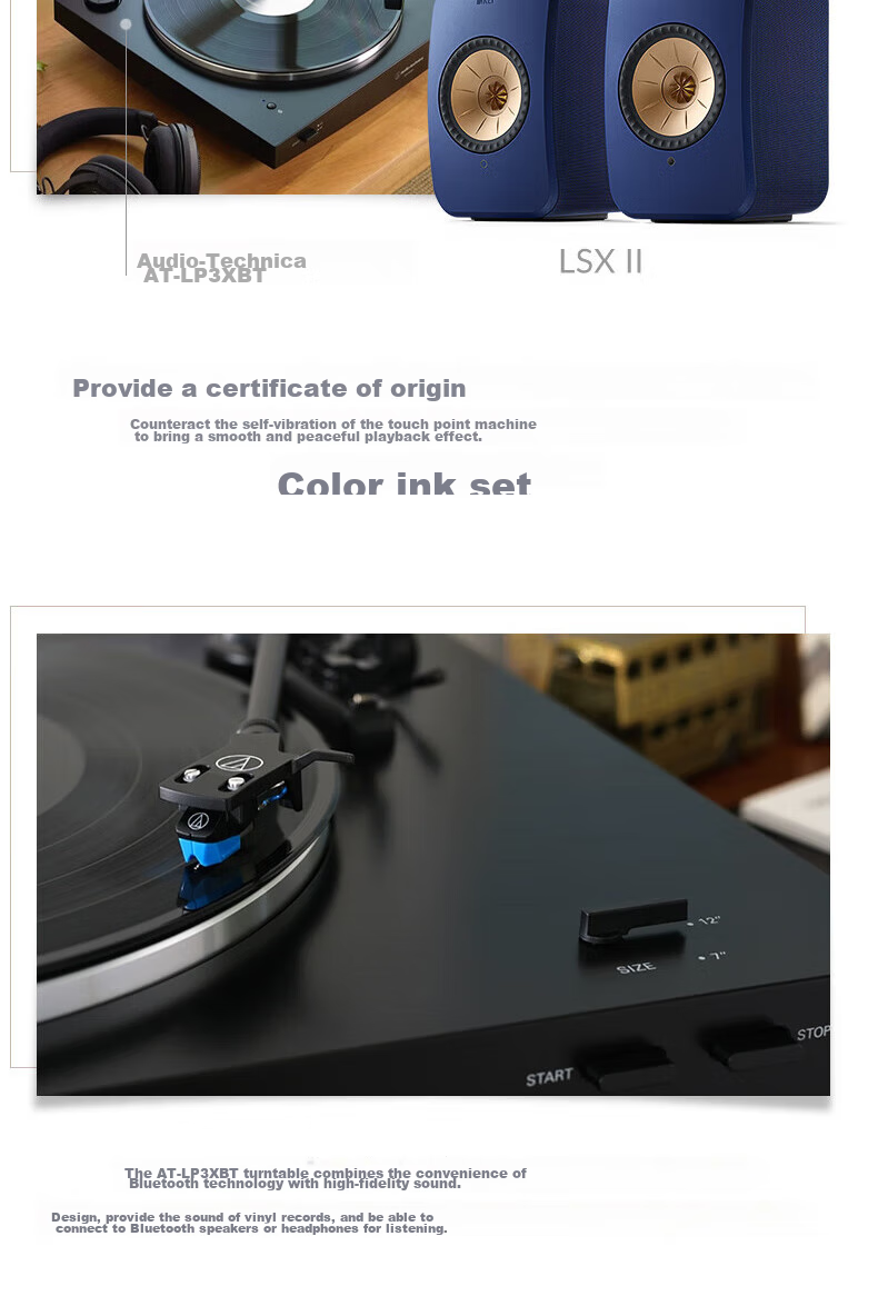 KEF LSX II Desktop Computer Speakers, Wireless HiFi 2.0 Stereo Bluetooth Active Speakers, High-Fidelity Living Room TV Sound System, Gift Subsidy, Carbon Black Color 18