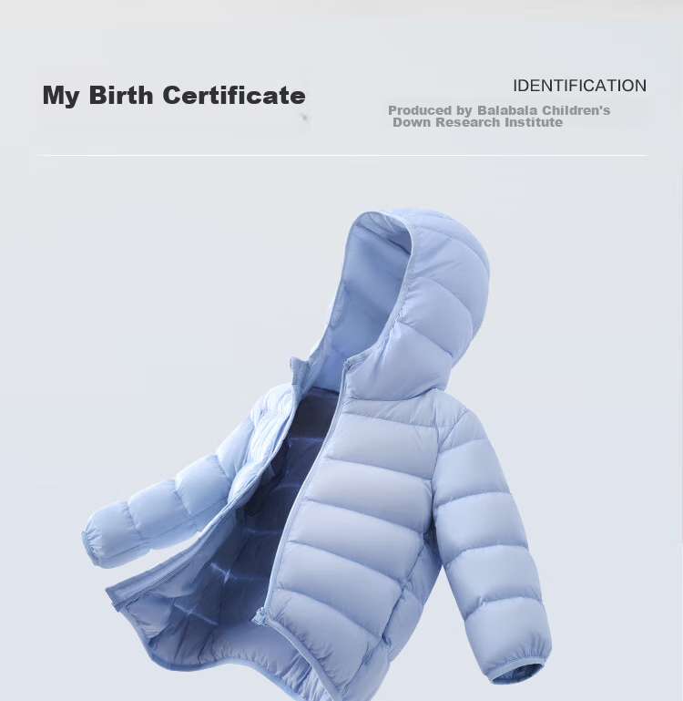 BALABALA Children's down Jacket Winter Coat for Boys And Girls, Baby Short Lightweight Outerwear, Parent-Child Matching Outfit, Fashionable 2