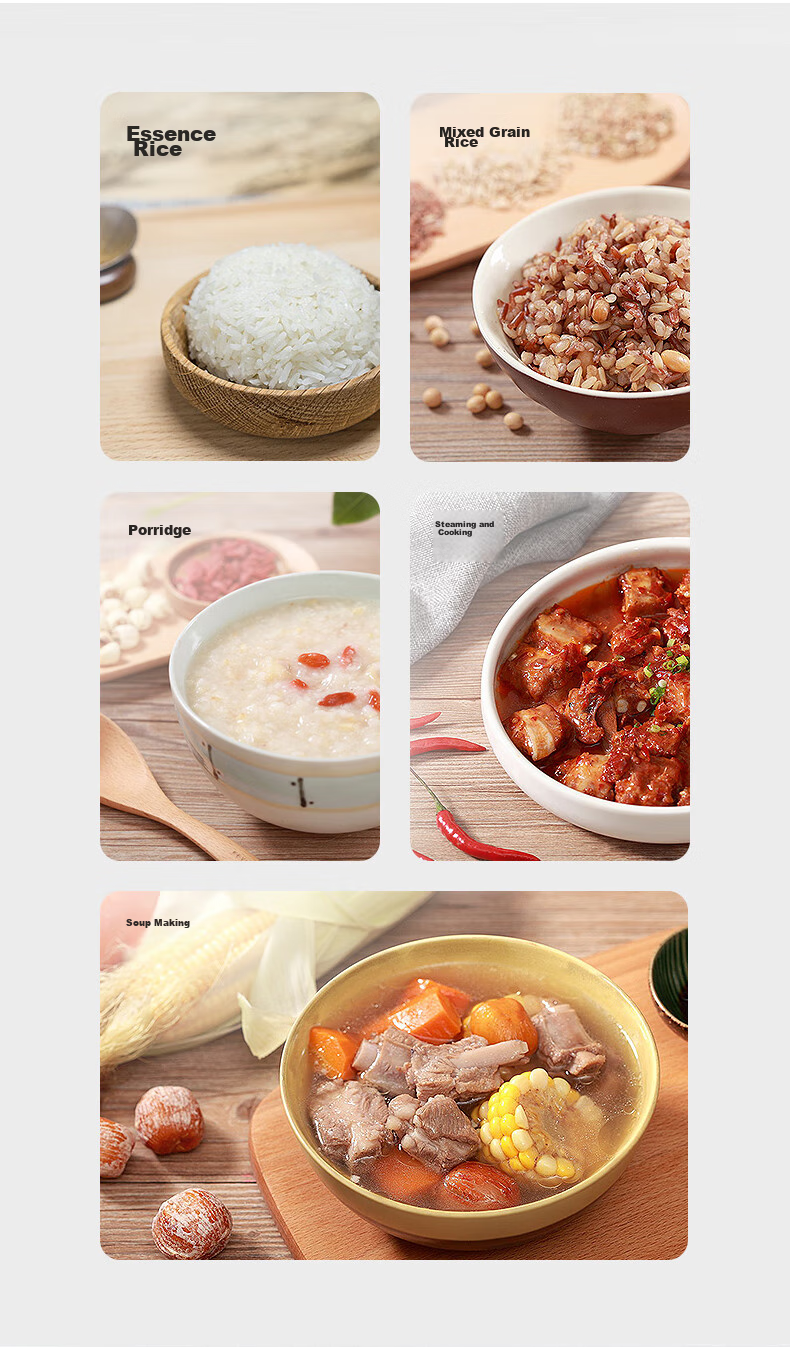 Midea Crystal Titanium 0-Coating Non-Stick IH Heating 4L Smart Rice Cooker for 4-5 People, Grade 1 Energy Efficiency MB-HC4050S 18