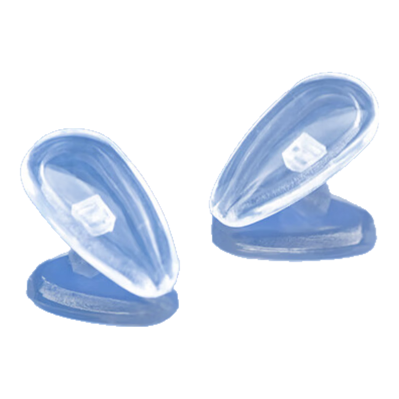 Ouna Doctor Glasses Nose Pads, Silicone Anti-Slip Air Cushion Nose Bridge Pads with Screws, Eyewear Accessories, Sealing Nose Pads