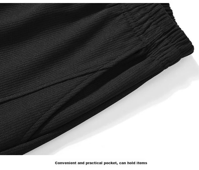 Huili Casual Pants for Men, Loose Drawstring Trousers, Spring And Autumn Wide-Leg Pants, Versatile Straight-Leg Pants, Athletic Long Pants 20