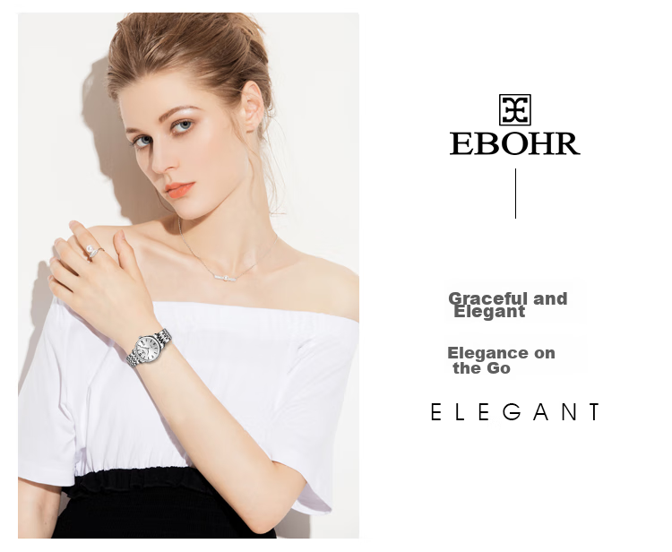 EBOHR Women's Master Series Watch, Exquisite Solid Mechanical Couple's Watch, Birthday And Holiday Gift, 36140121 8